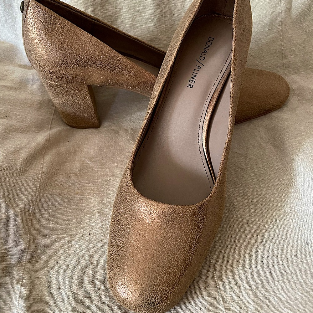 Bronze Beauties. Donald Pliner pumps never worn.